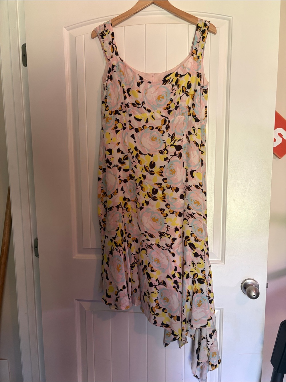 Nanette Lepore Floral Asymmetrical Pink Summer Dress